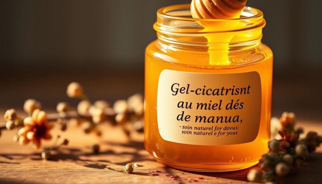 gel cicatrisant au miel de manuka