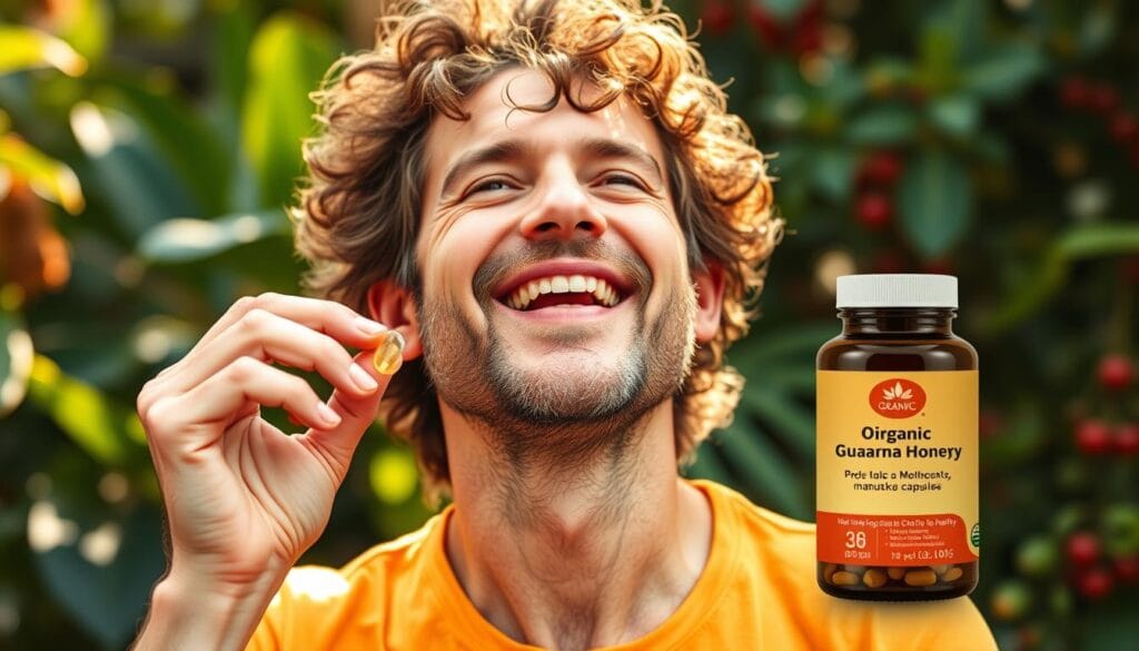 ginseng guarana acérola gingembre miel de manuka bio ampoules Miel De Manuka Bio