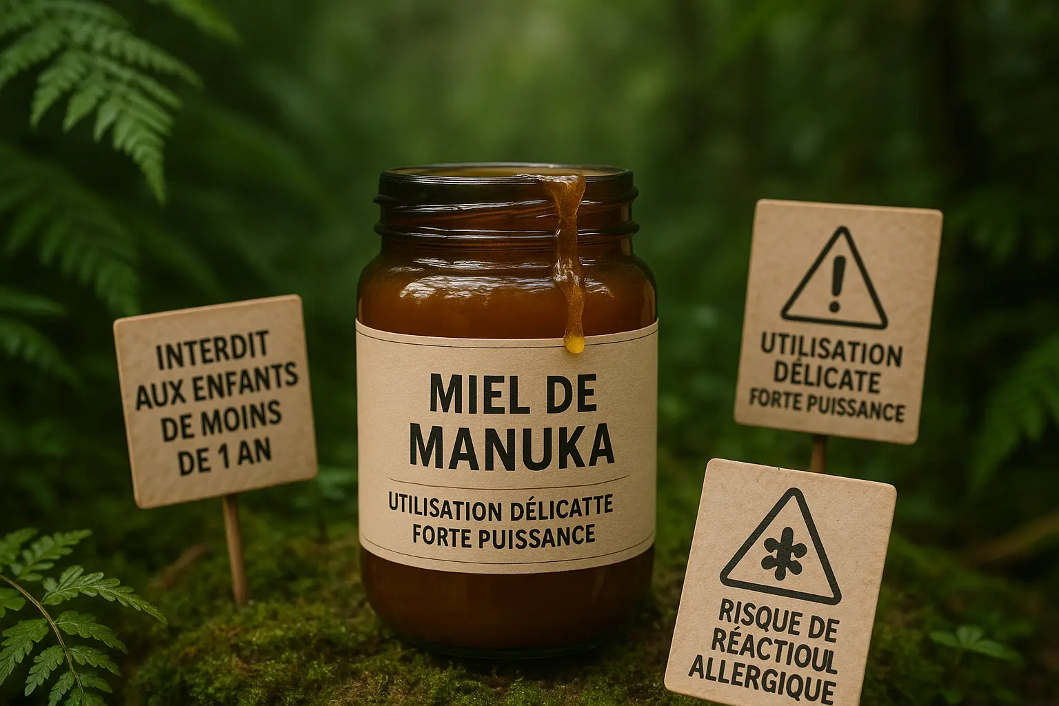 les contre-indication du miel de manuka